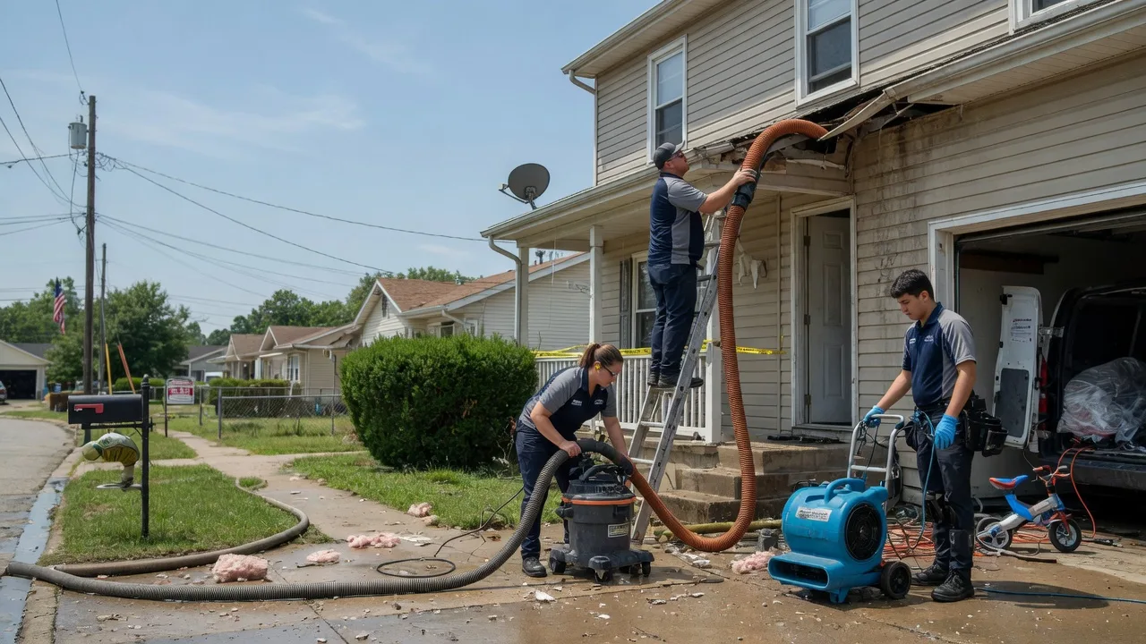 Water Damage Restoration in Burdett, KS near me